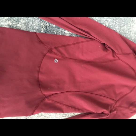 Ladies Lululemon Stride Jacket *Brushed burgundy - Picture 6 of 10